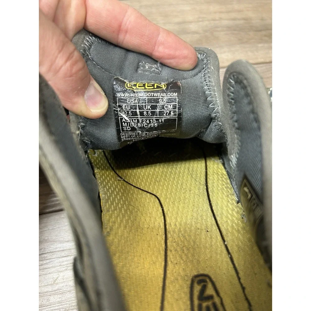 Keen Utility Men's Atlanta Cool ESD Steel Toe Work Shoes Size 9.5M